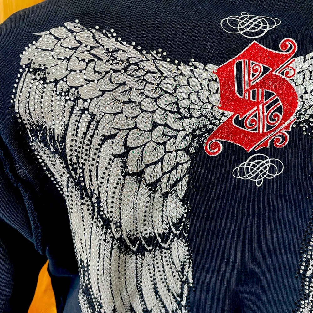 Sinful Affliction Zip-up large, black.